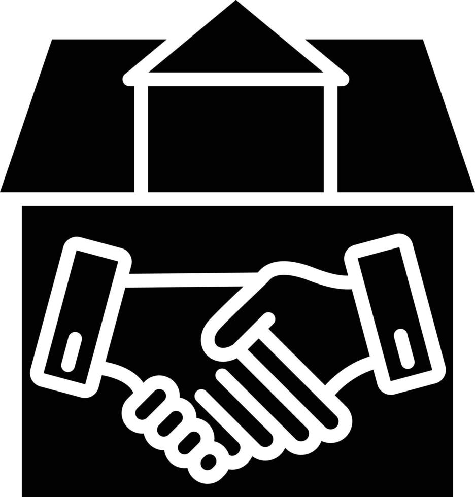House Deal Icon Style vector