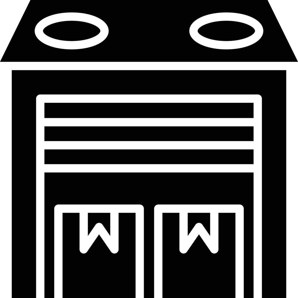 Warehouse Icon Style vector