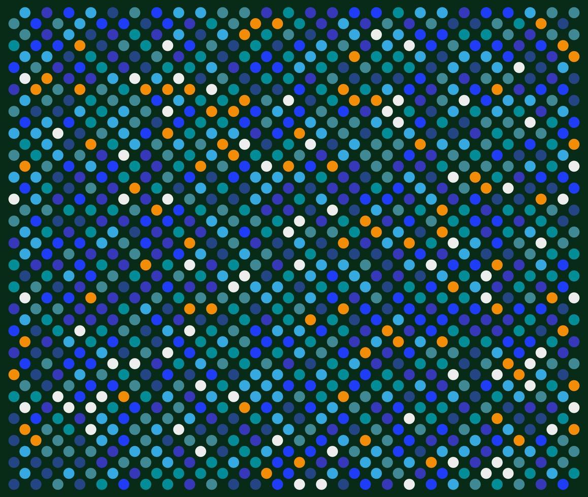 Vector abstract background from colored dots, circles. Pattern of simple geometric shapes, wallpaper