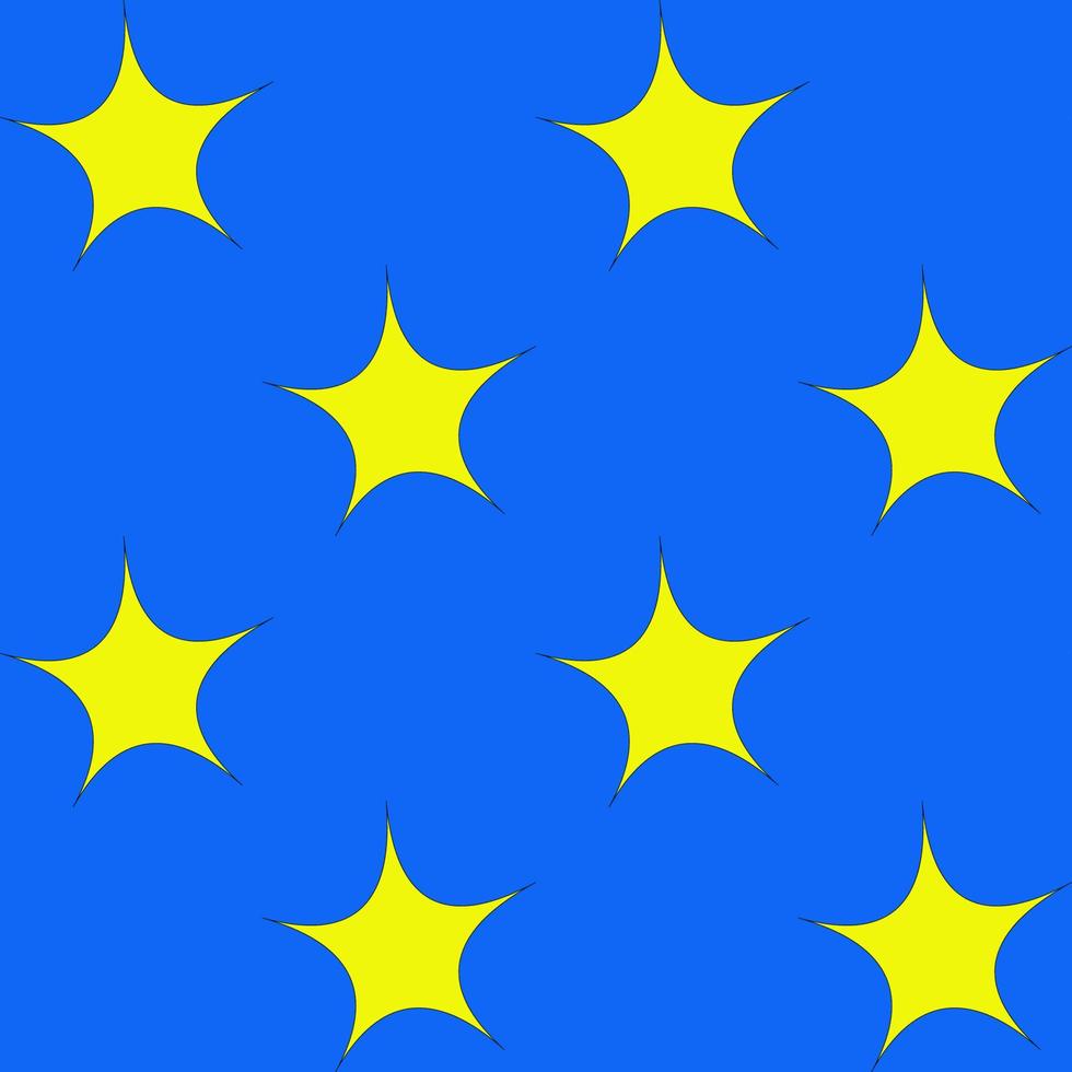 Seamless pattern with stars vector