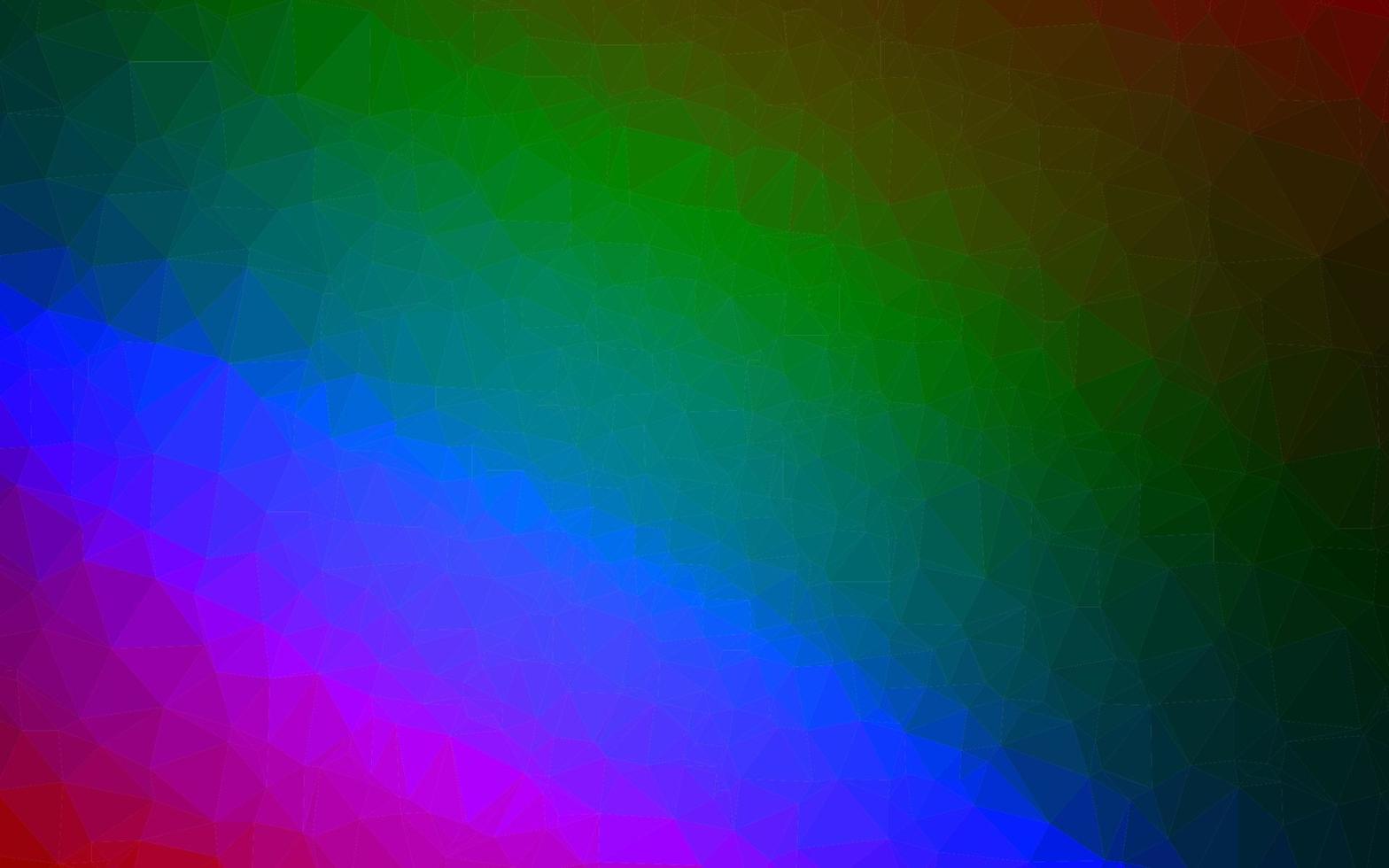 Dark Multicolor, Rainbow vector abstract mosaic pattern.