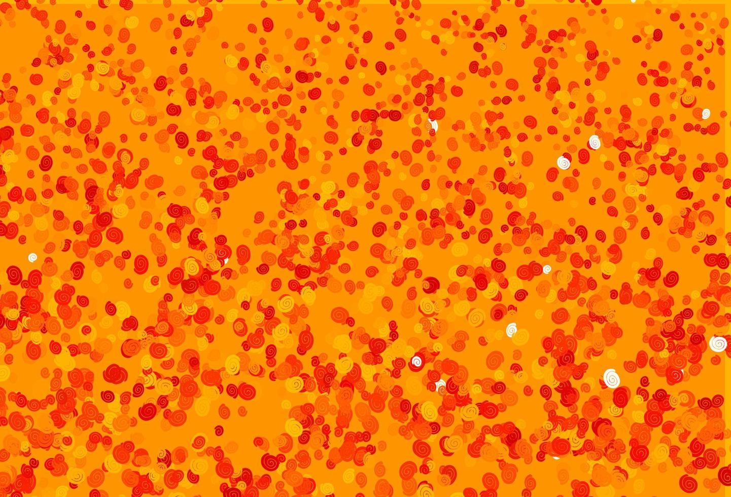 Light Orange vector template with liquid shapes.