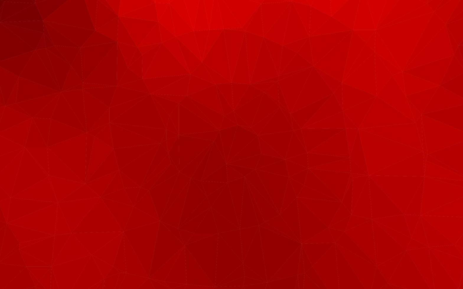 Light Red vector abstract polygonal layout.