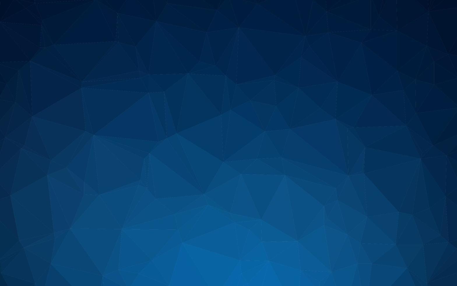 Dark BLUE vector polygonal pattern.