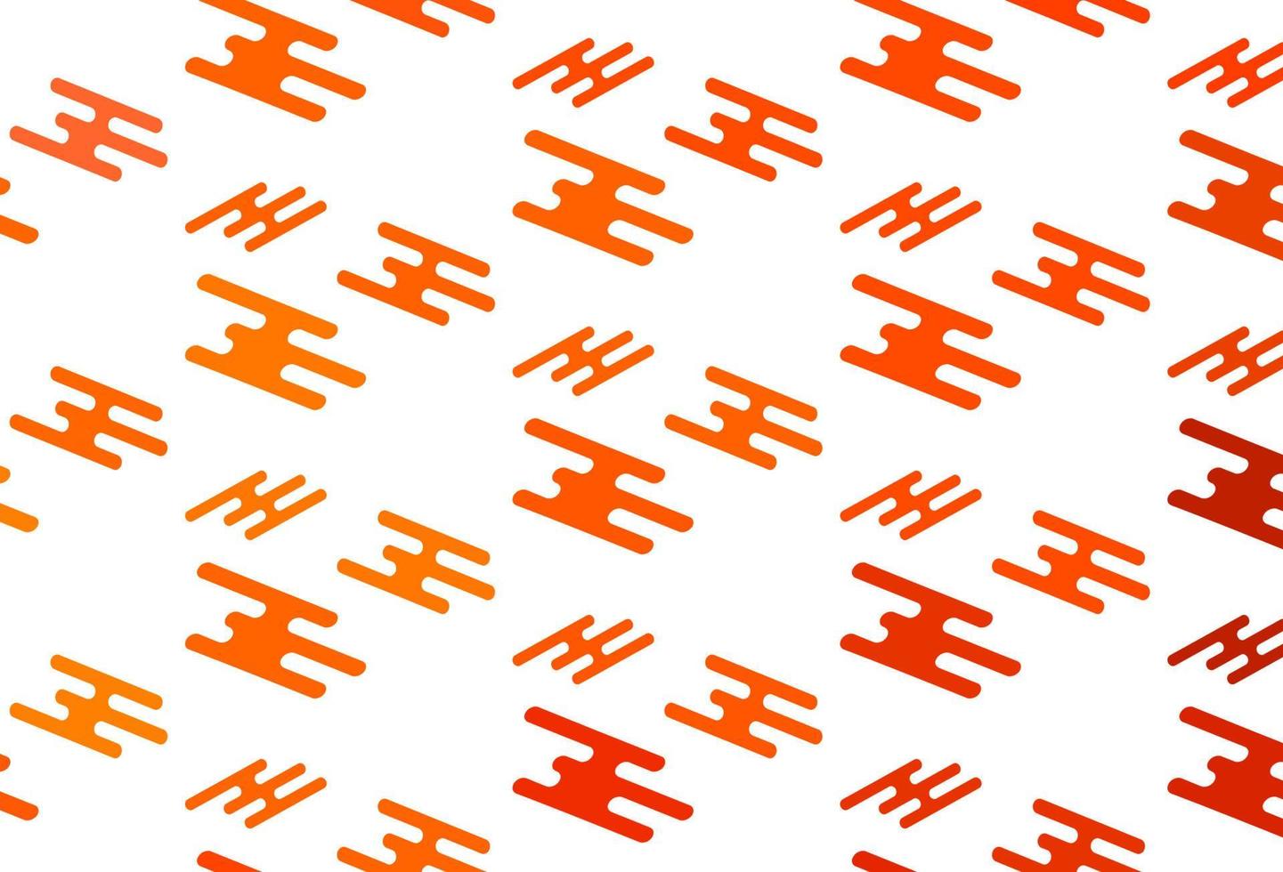 Light Orange vector backdrop with long lines.