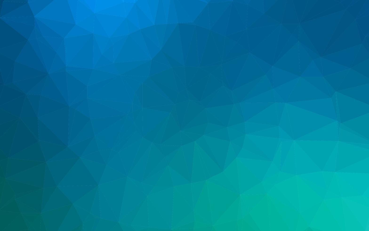 Light Blue, Green vector polygon abstract background.