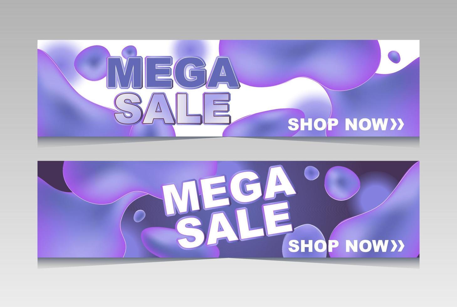 mega venta para banner de aplicación web muy peri terciopelo violeta vector