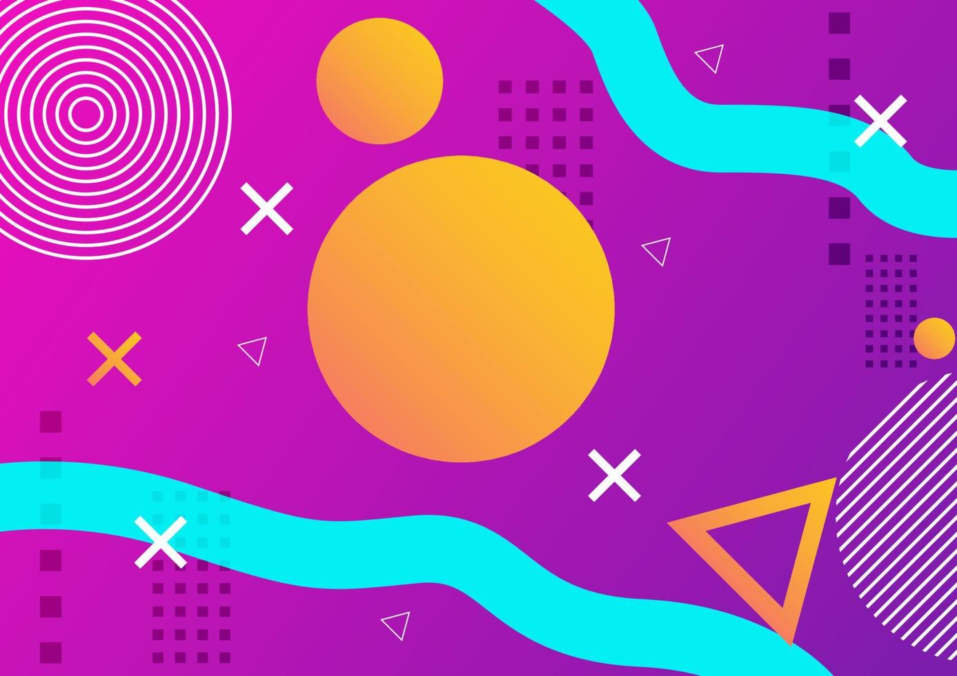 diseño de fondo creativo geomátrico con colores modernos y brillantes vector