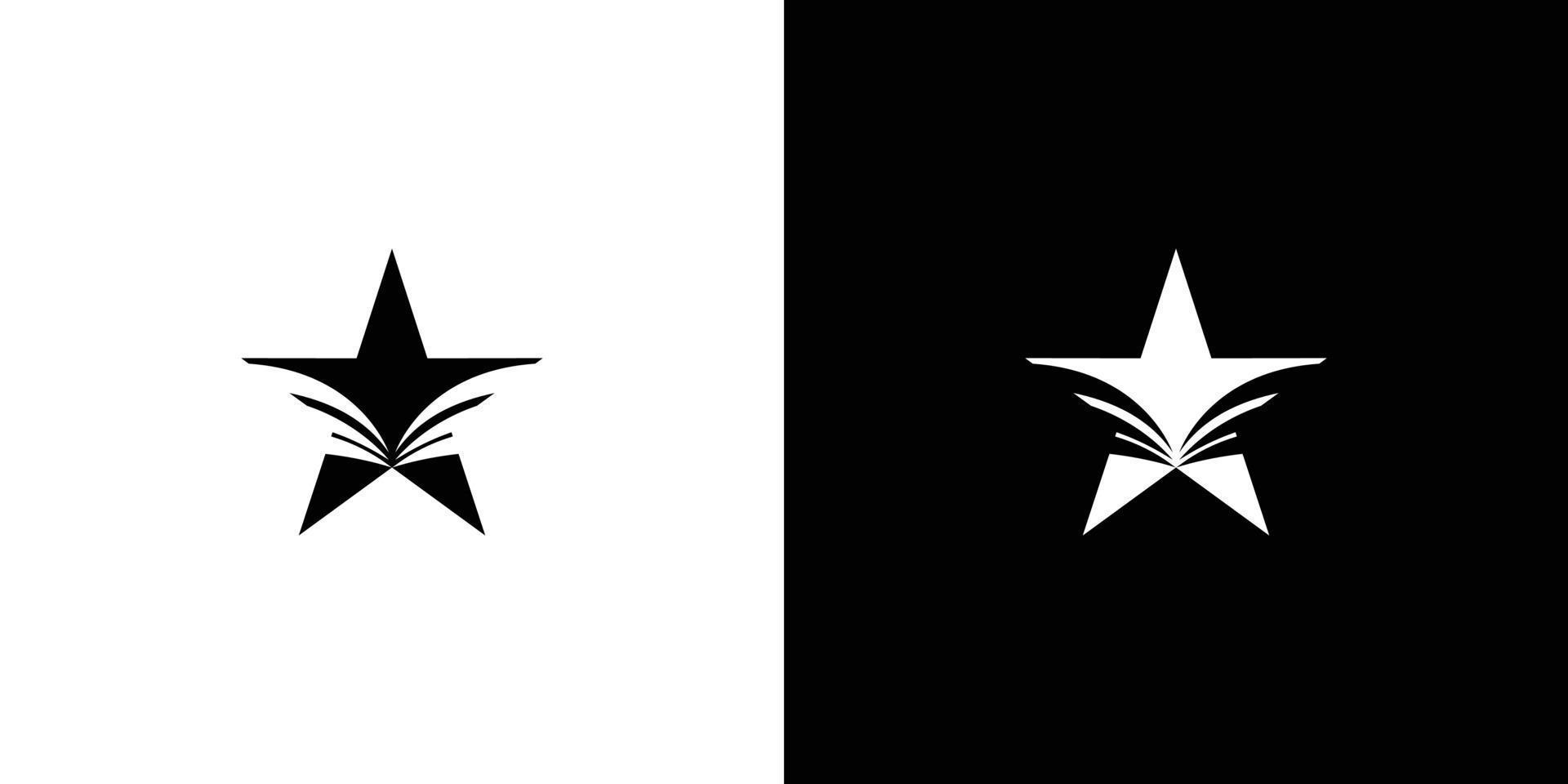 Unique and attractive abstract star logo design vector