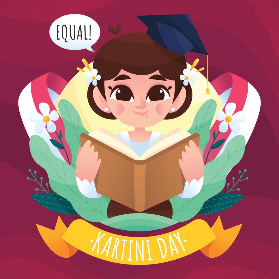 Kartini Day as a Symbol of Gender Equality vector