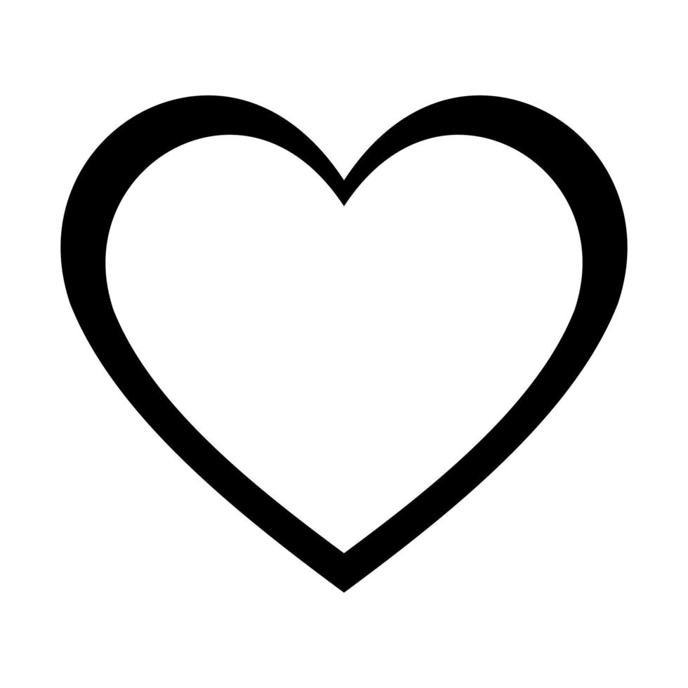 heart icon design element. Logo element illustration. Love symbol icon vector
