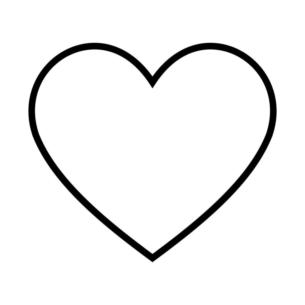 heart icon design element. Logo element illustration. Love symbol icon