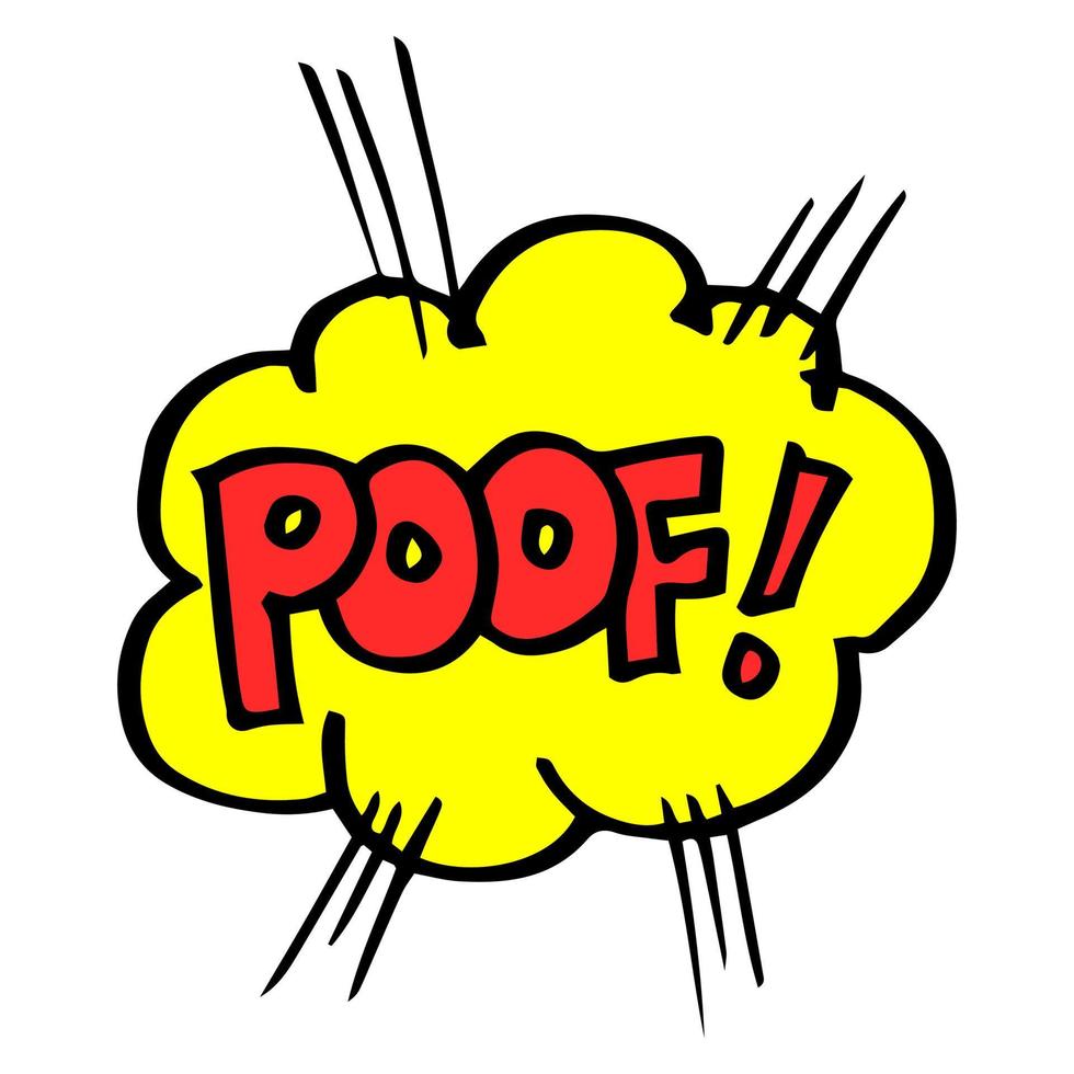 Hand drawn comic speech bubbles with emotion and text poof. vector doodle comic explosion cartoon illustrations isolated for posters, banners, web, and concept design.