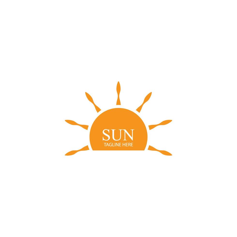 Sun Vector illustration Icon Logo Template design