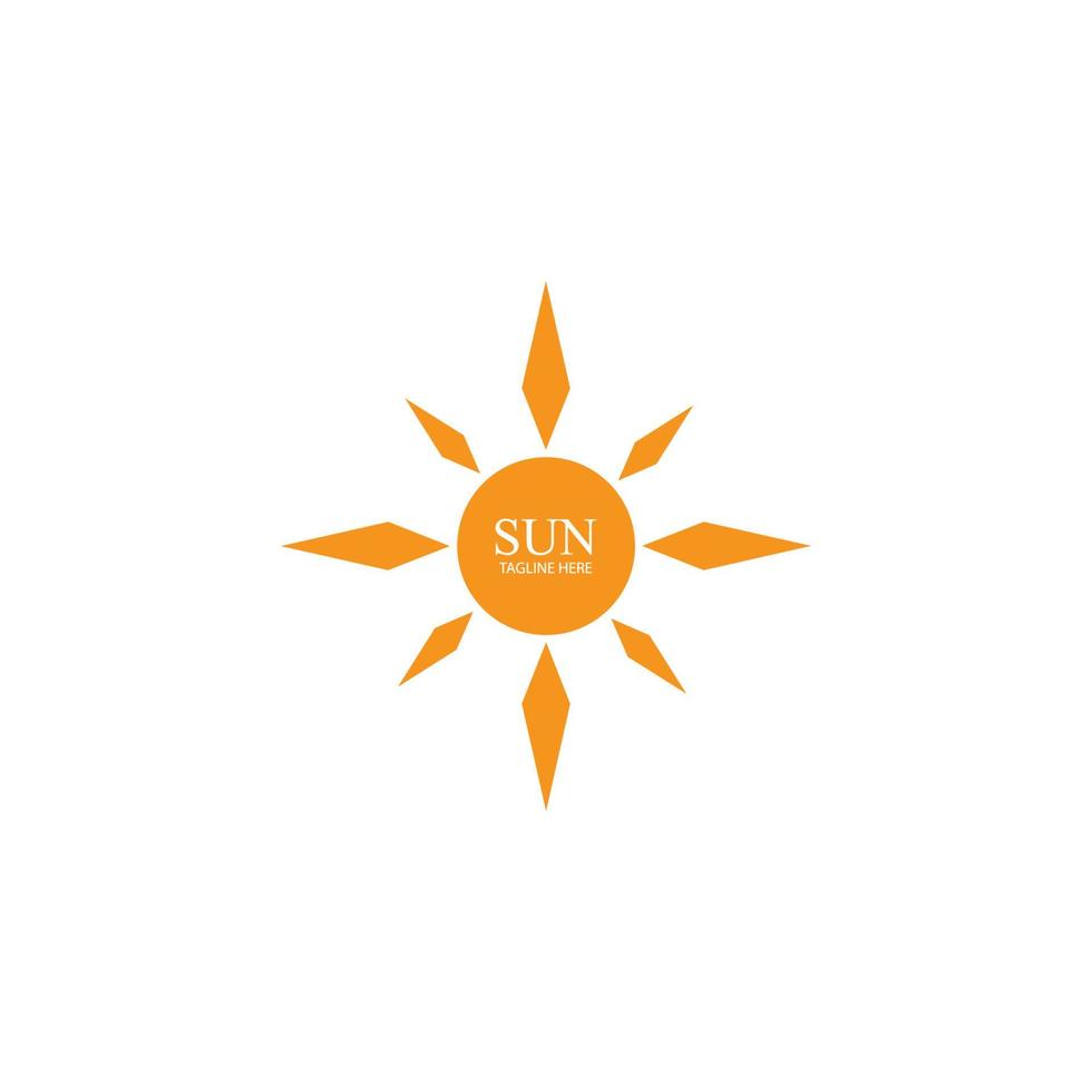 Sun Vector illustration Icon Logo Template design