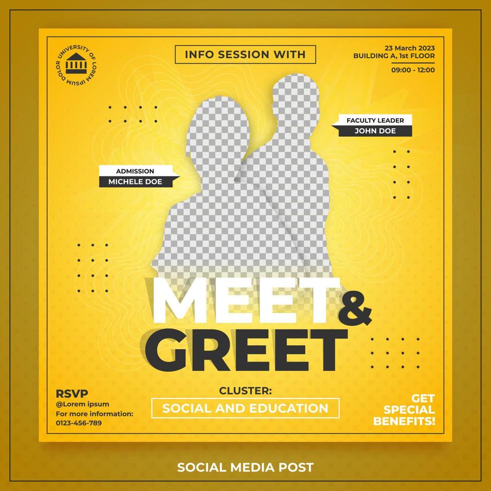 Meet And Greet Flyer Template Meet And Greet Flyer Template