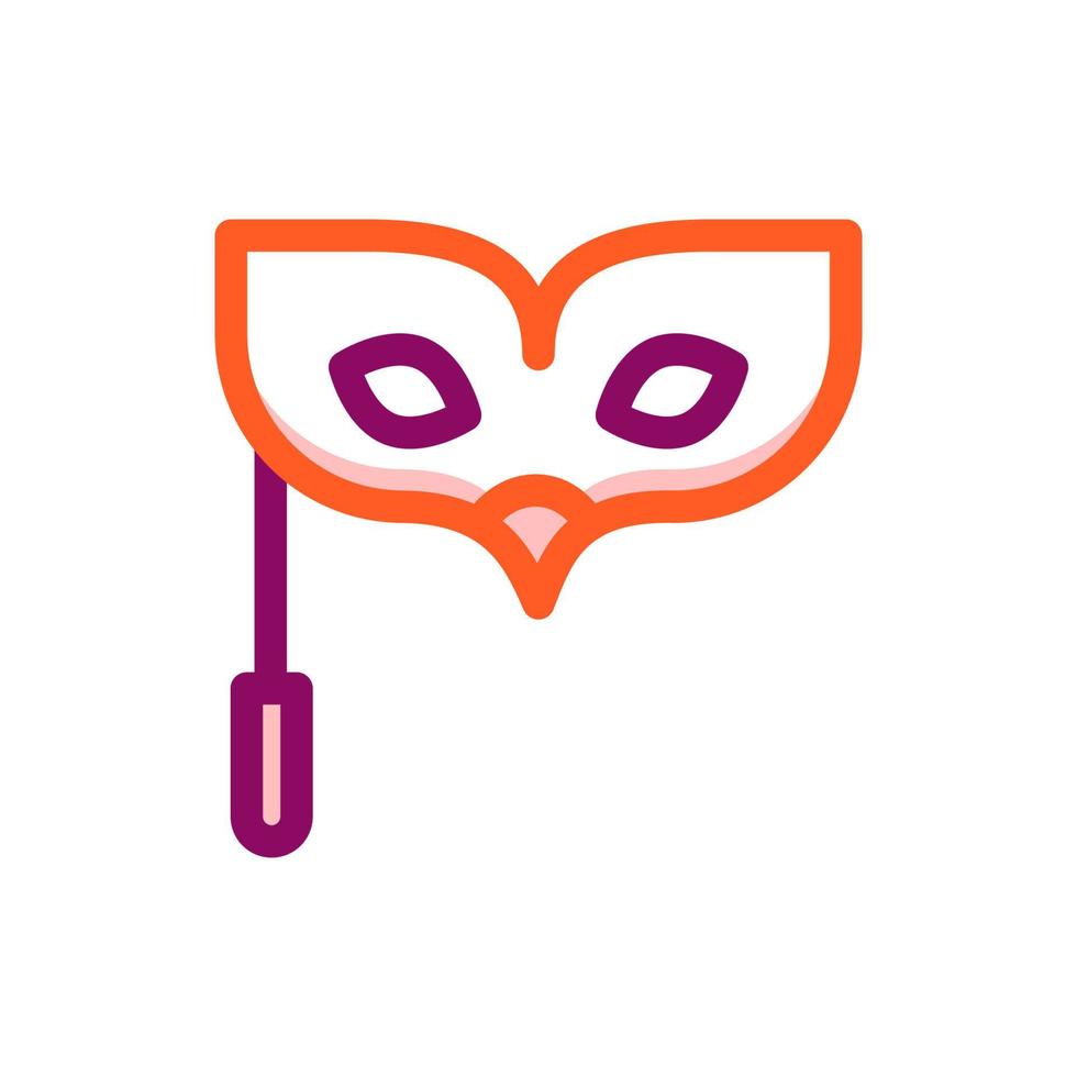 máscara de ojo, ilustración de icono de halloween vector