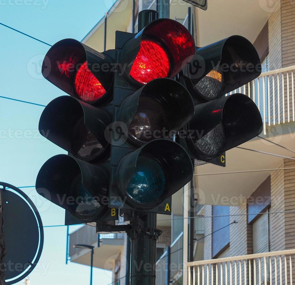 Red light traffic signal photo