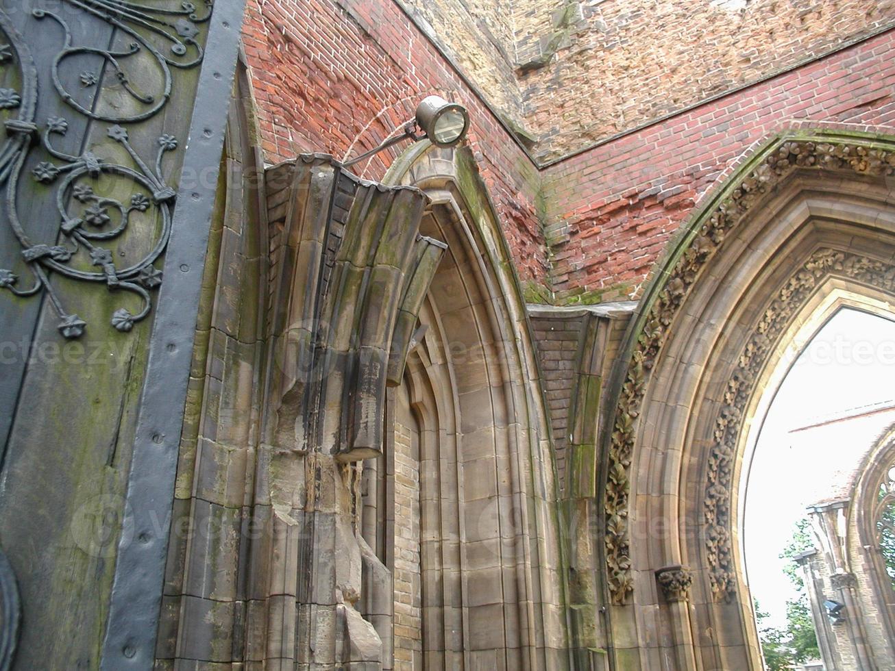 Church of St Nicholas ruins in Hamburg photo