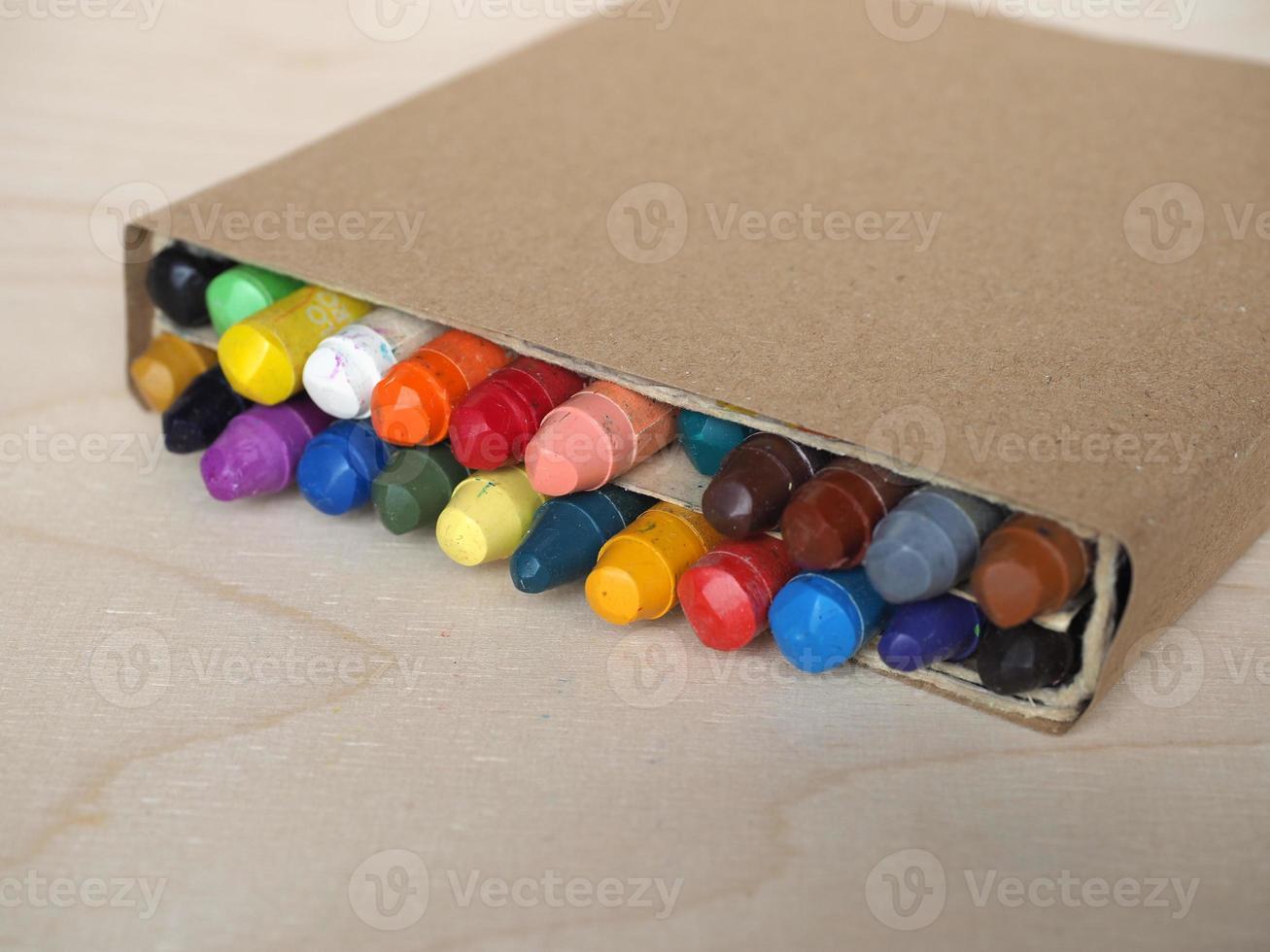 Wax Crayons box photo