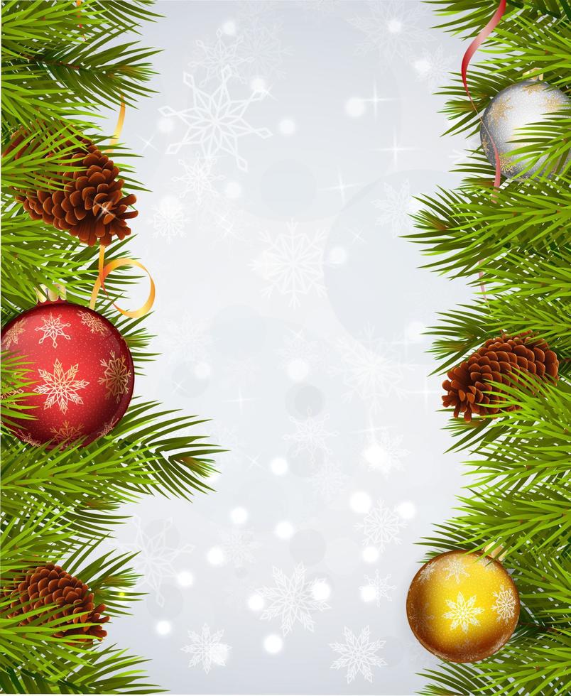 Christmas a background vector