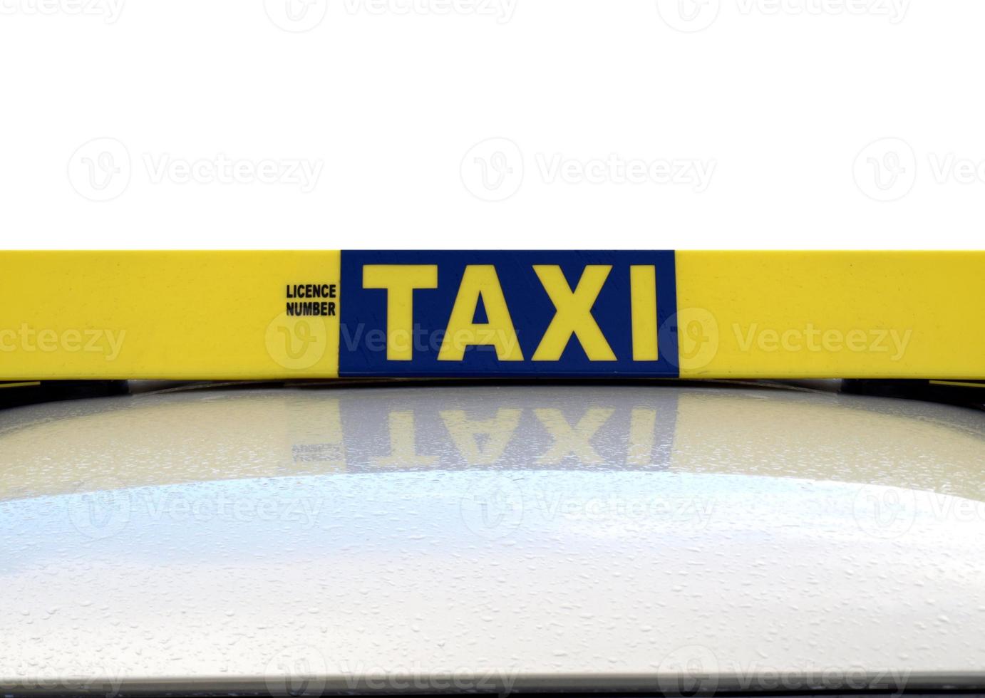 Taxi car sign photo