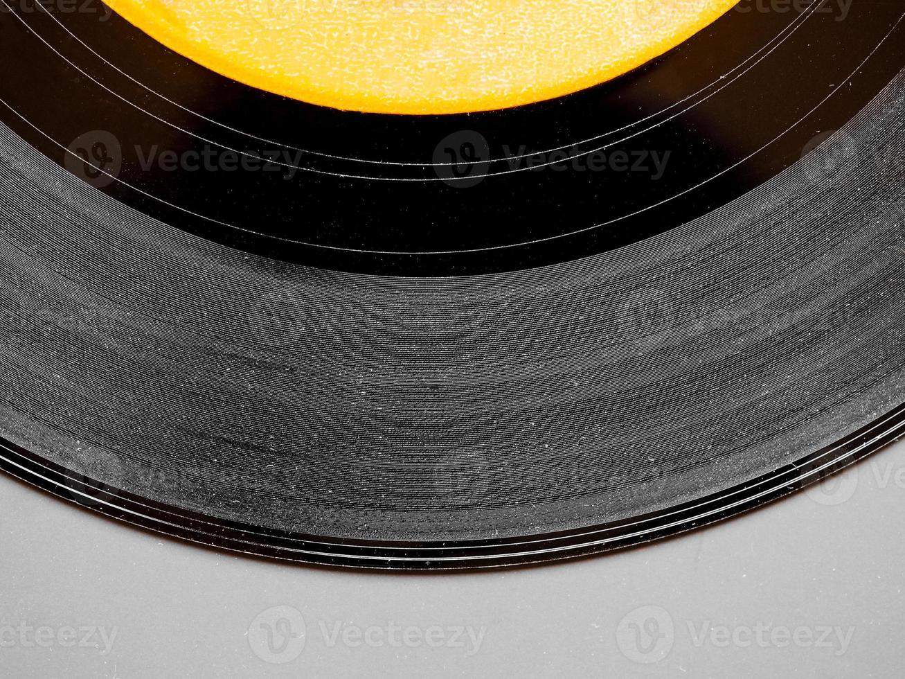 Vinyl record detail photo