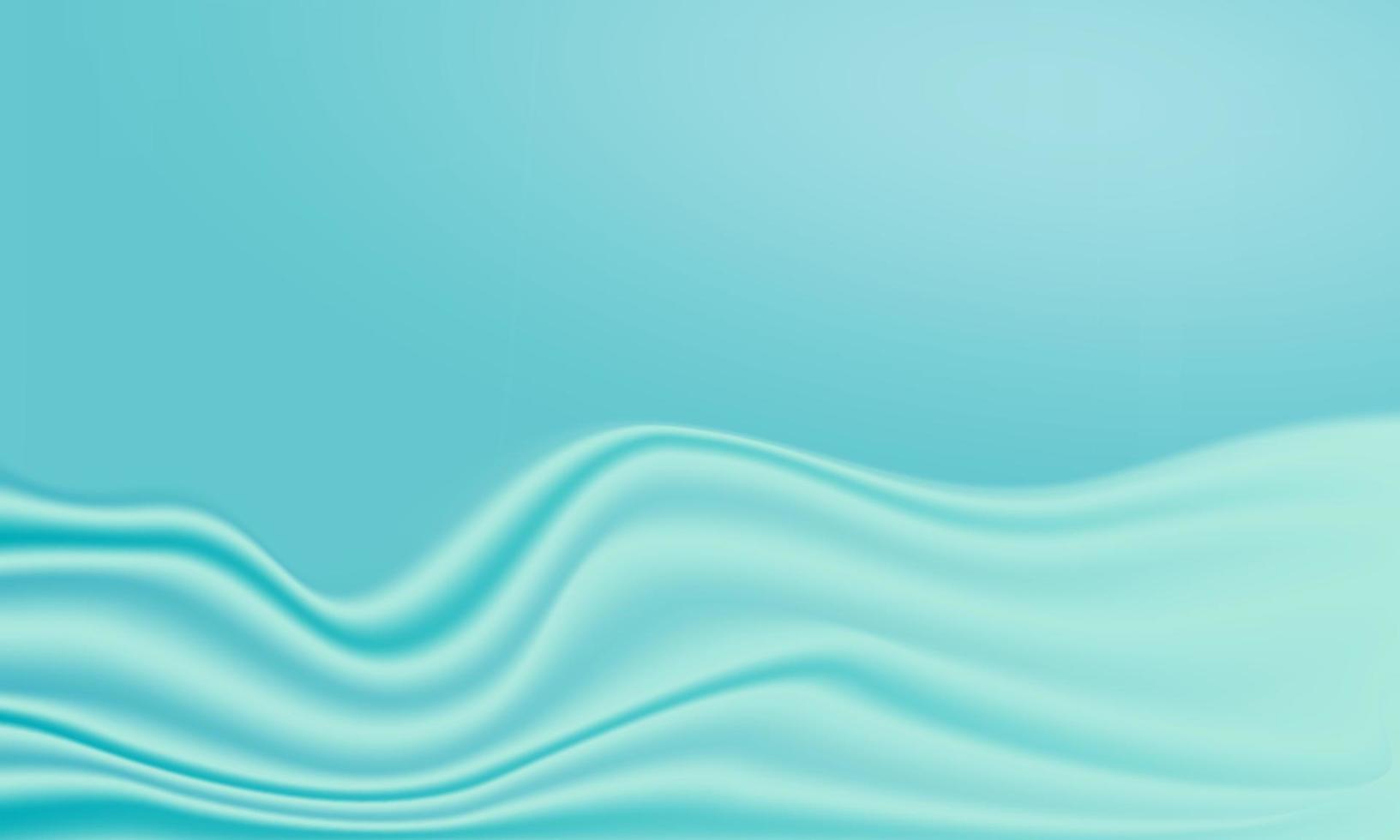Blue silk wave abstract texture background vector illustration for poster, wallpaper