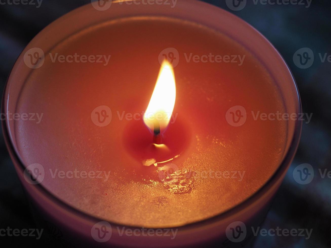 scented candle flame photo