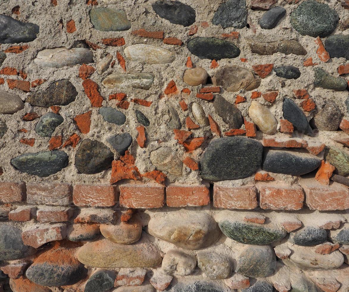 ancient brick wall background photo