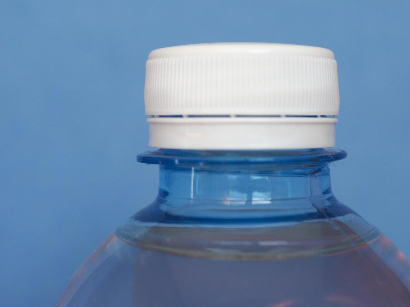 bottle of water with copy space photo