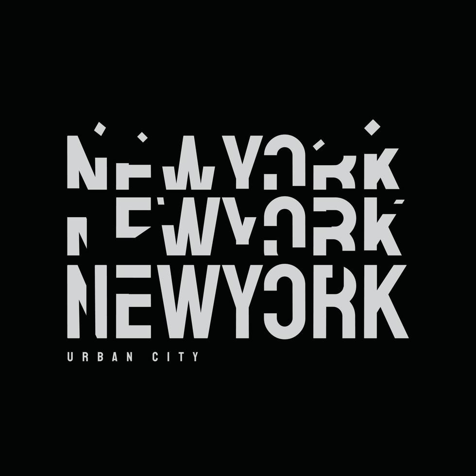 New york vector illustration and typography, perfect for t-shirts, hoodies, prints etc.