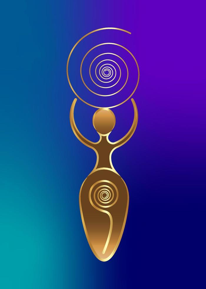 spiral goddess of fertility, Wiccan Pagan Symbols, The spiral cycle of