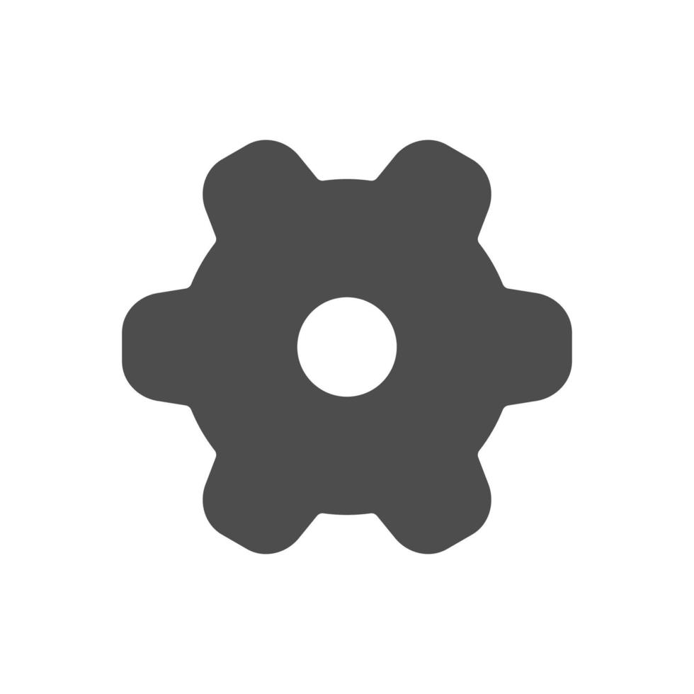 Setting Button Icon Illustration vector