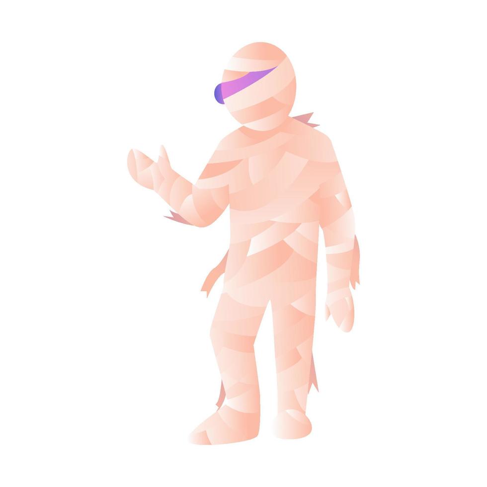 Walking Mummy Illustration vector