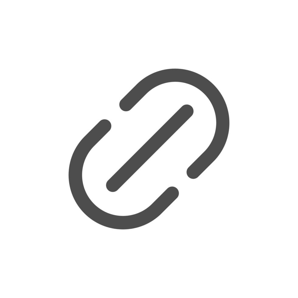 Attach Button Interface Icon Illustration vector