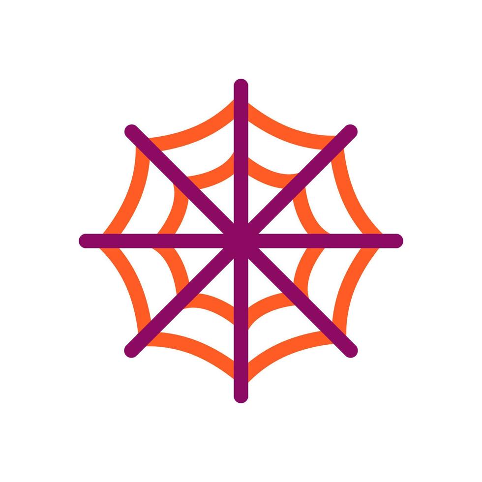 Spider Web, Halloween Icon Illustration vector