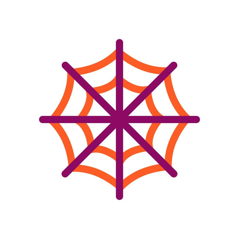 Spider Web, Halloween Icon Illustration vector