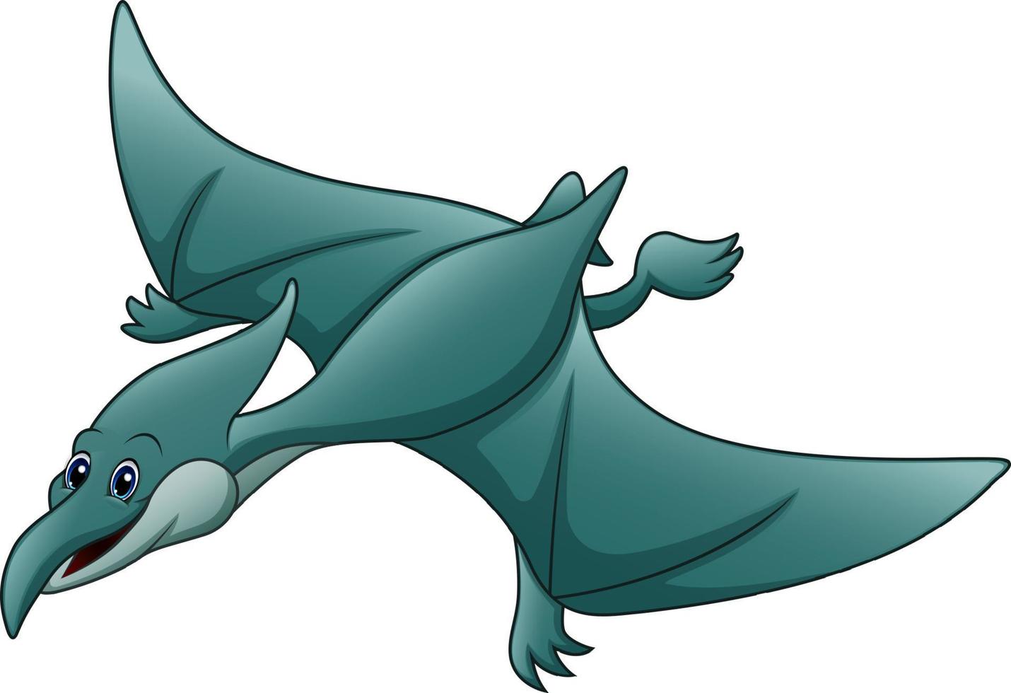 Funny a pterodactyl animal cartoon vector