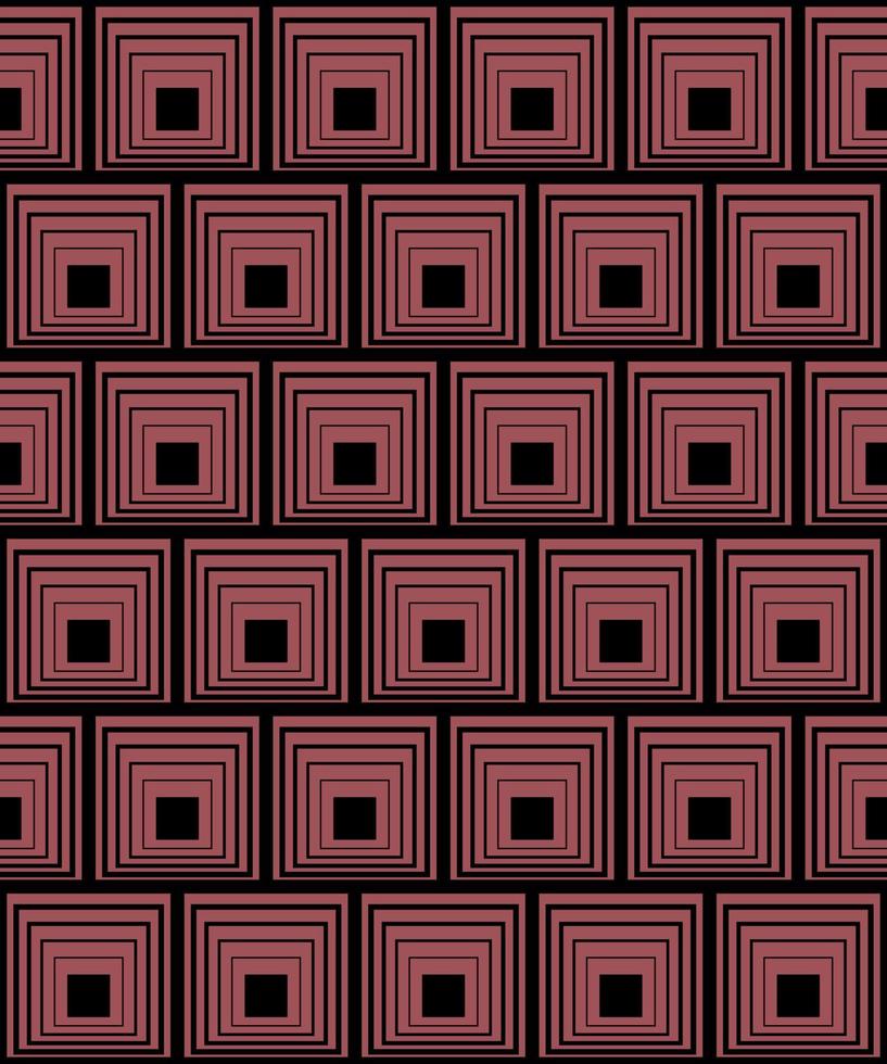 PINK SEAMLESS BACKGROUND WITH BLACK SQUARES vector