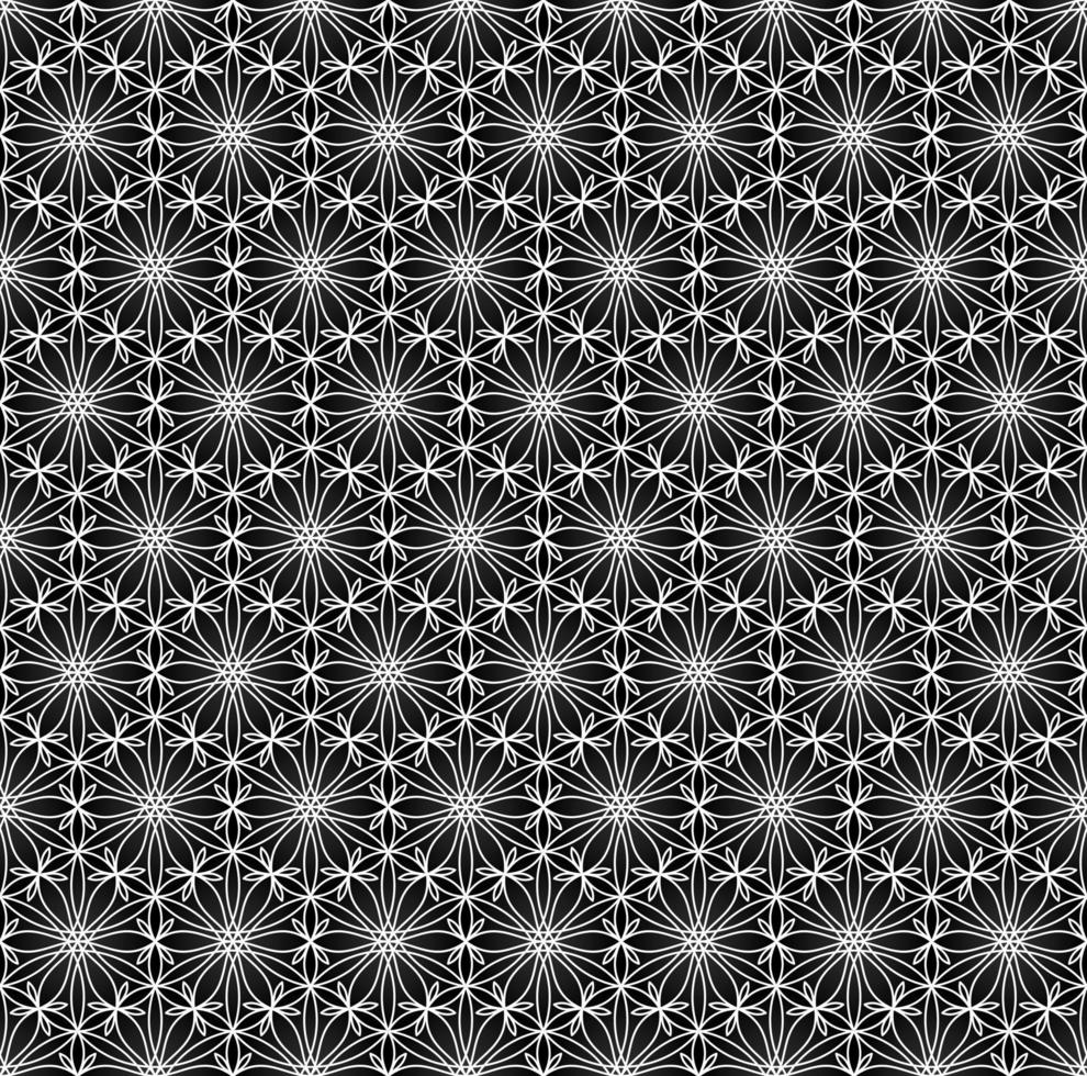 fondo blanco y negro con adorno lineal vectorial vintage vector