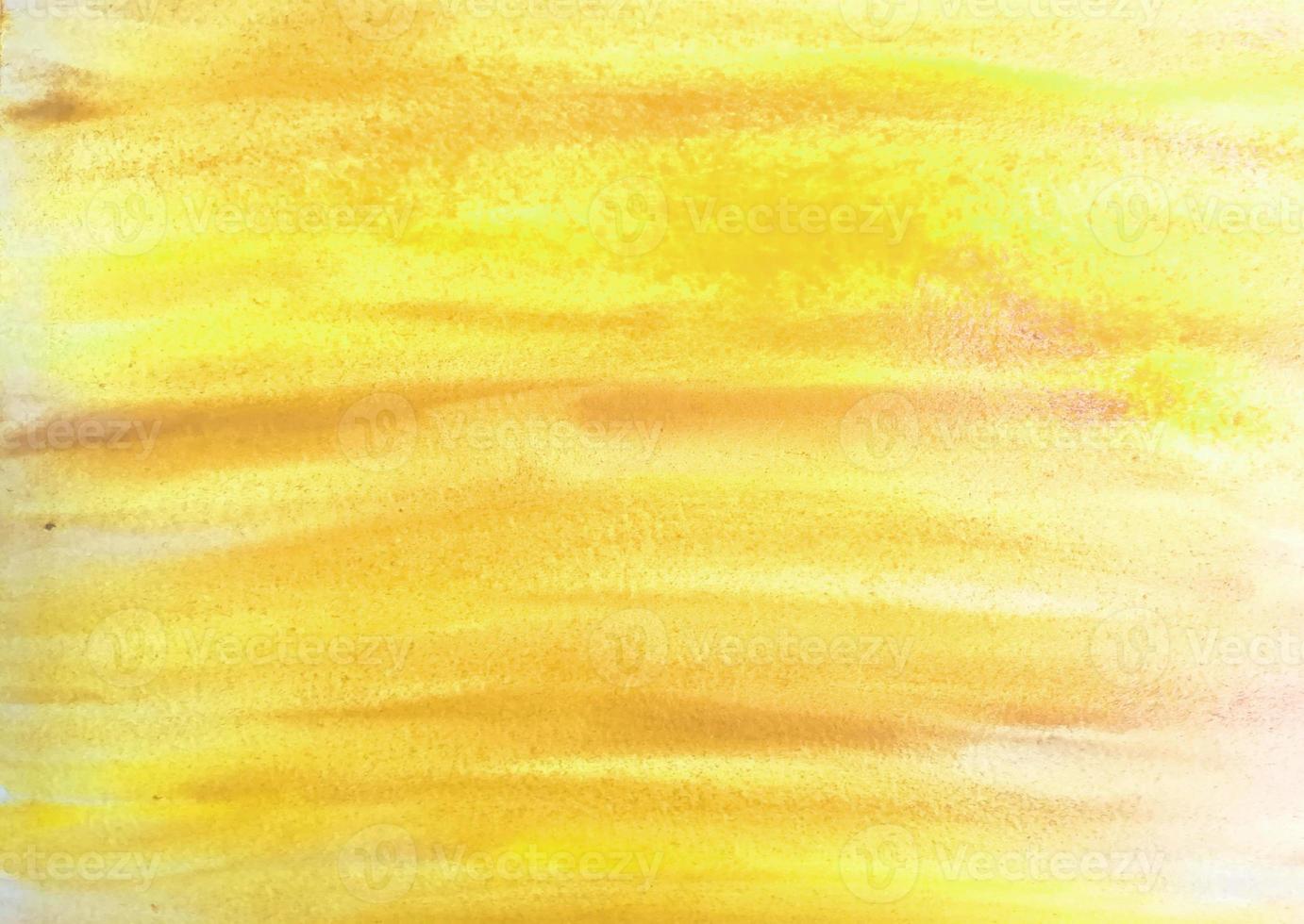 watercolor background texture abstract. yellow color. paper paint photo
