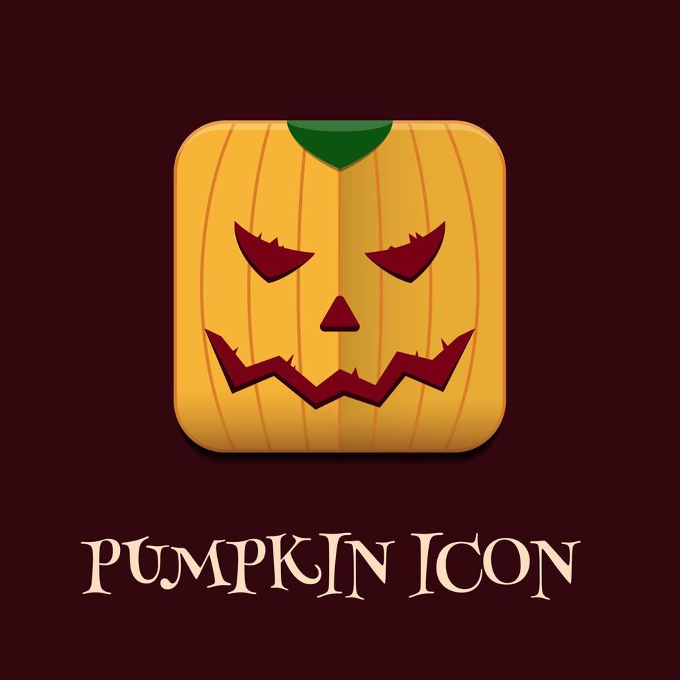 Halloween Pumpkin Icon vector
