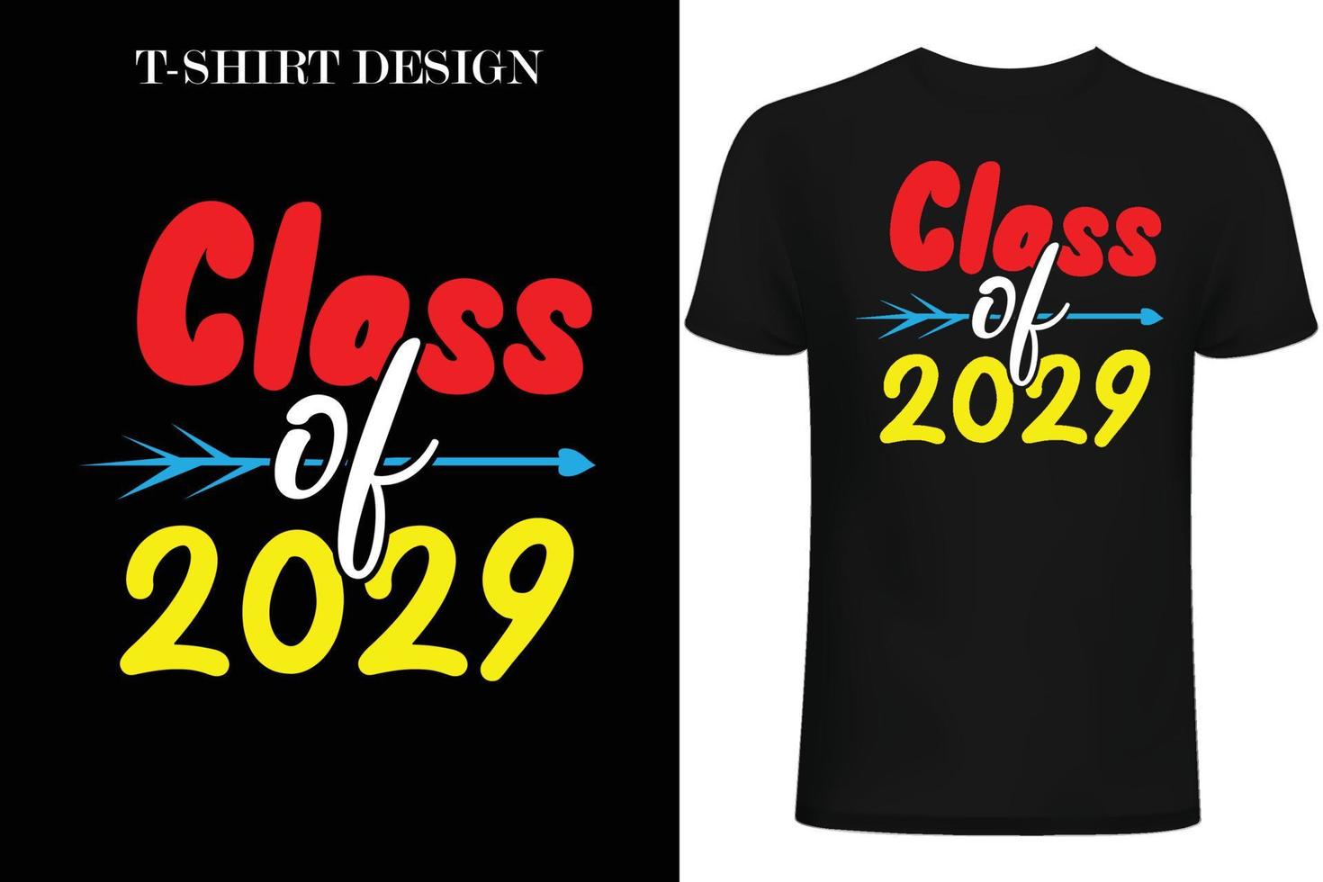 Class of 2035 t-shirt design. Back to school t-shirt design.1st day at school t-shirt design vector