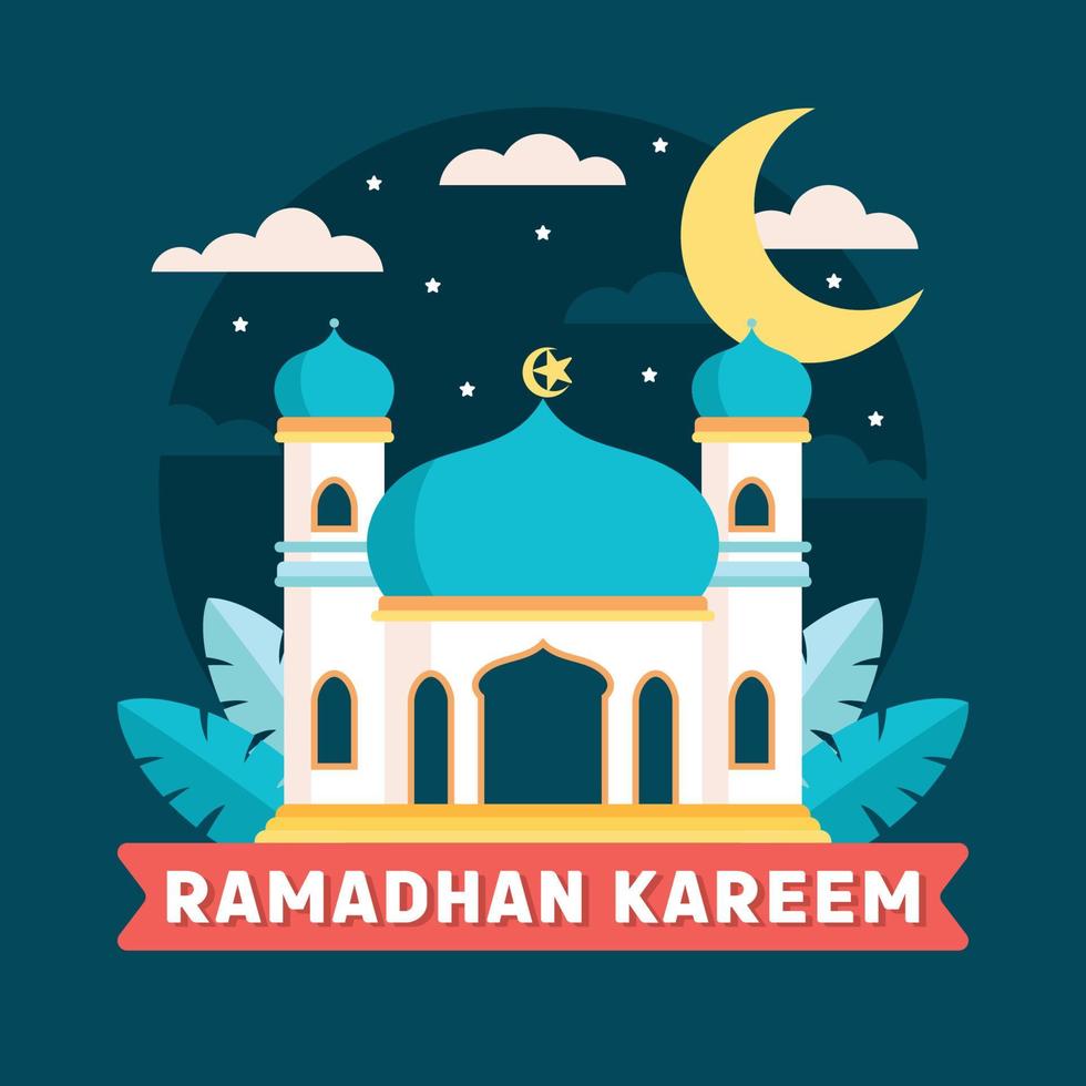 Ramadhan Kareem Concept vector