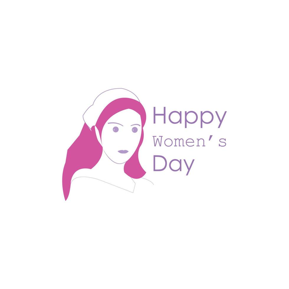 feliz dia internacional de la mujer 8 de marzo diseño y saludos vector