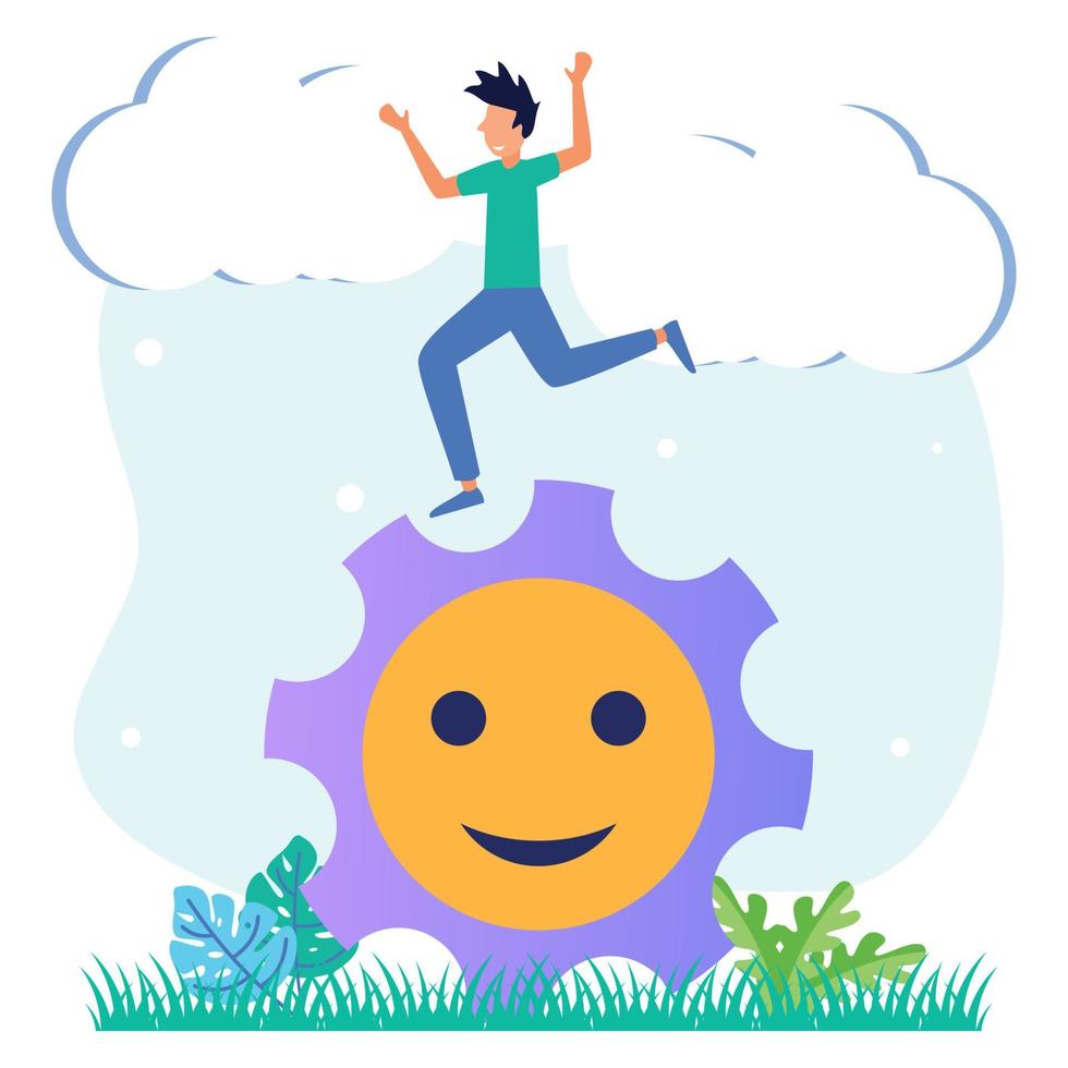 ilustración vectorial personaje de dibujos animados gráficos de motivación, optimismo, pensamiento positivo. 5962396 Vector en Vecteezy ilustración vectorial personaje de dibujos animados gráficos de motivación, optimismo, pensamiento positivo. 5962396 Vector en Vecteezy