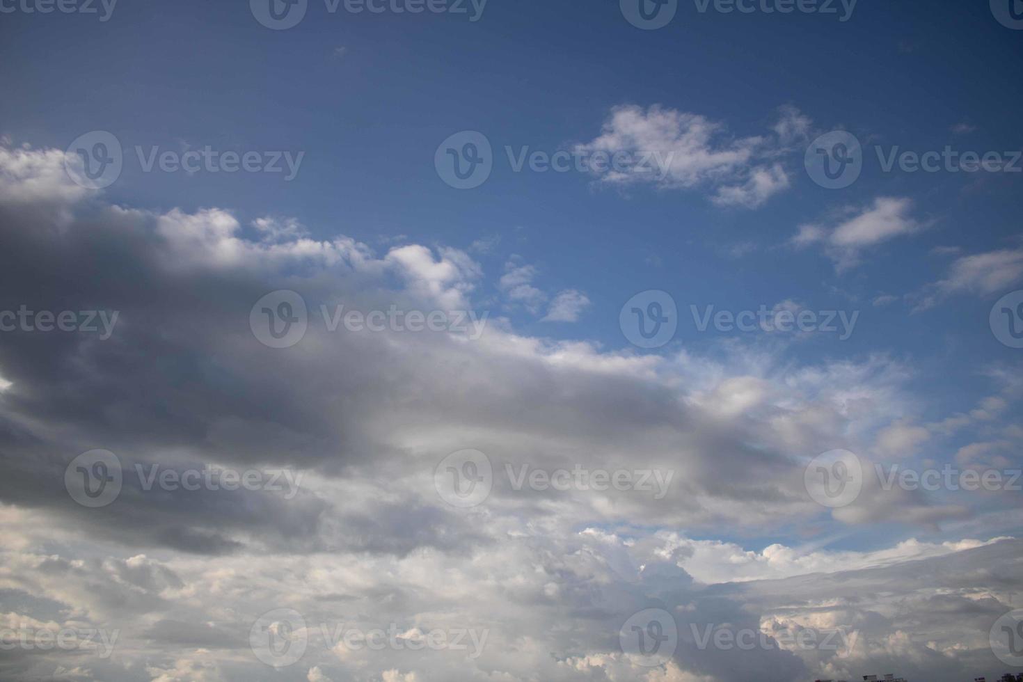 Summer blue sky cloud gradient light white background. Beauty clear cloudy in sunshine calm bright winter air bacground. Gloomy vivid cyan landscape in environment day horizon skyline view spring wind photo