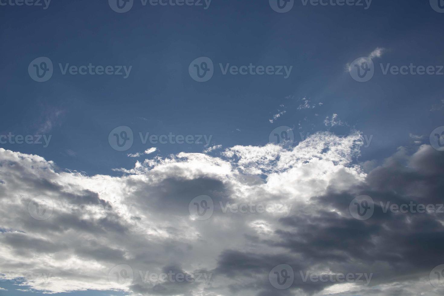Summer blue sky cloud gradient light white background. Beauty clear cloudy in sunshine calm bright winter air bacground. Gloomy vivid cyan landscape in environment day horizon skyline view spring wind photo