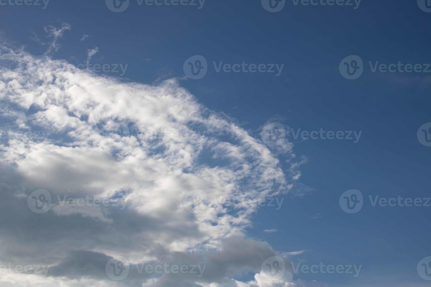 Summer blue sky cloud gradient light white background. Beauty clear cloudy in sunshine calm bright winter air bacground. Gloomy vivid cyan landscape in environment day horizon skyline view spring wind photo